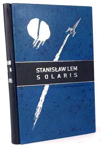 Stanisław Lem - Solaris, pierwsze wydanie książkowe kultowej książki science fiction w ekskluzywnej oprawie skórzanej.