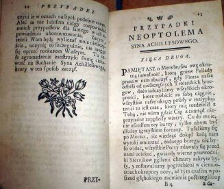 CHANSIERGES- PRZYPADKI NEOPTOLEMA, SYNA ACHILLESOWEGO wyd. 1773 - 5