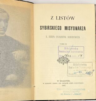 DAWIDOWICZ- Z LISTÓW SYBIRSKIEGO MISYONARZA - 3