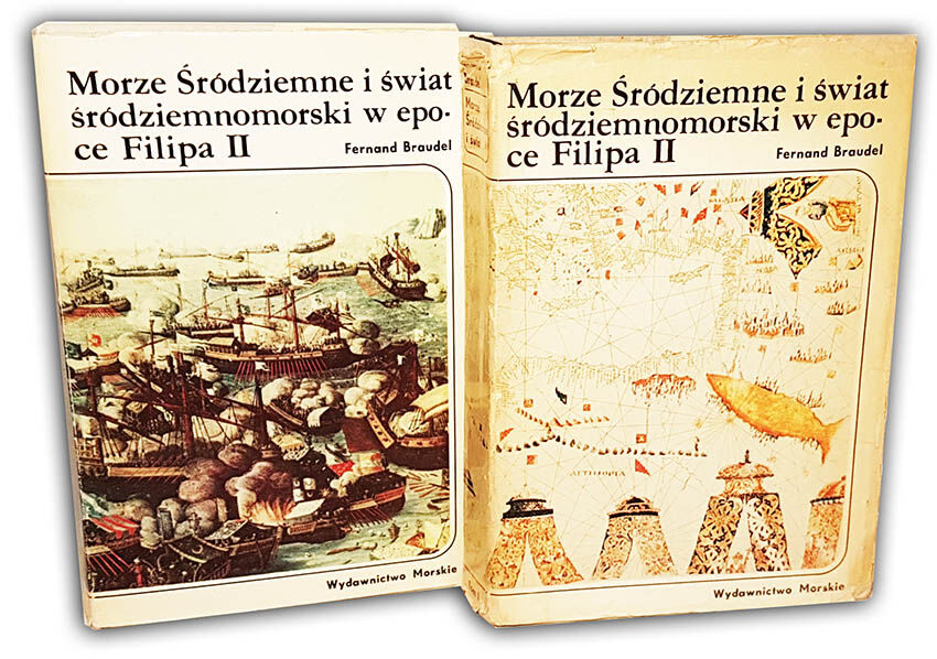 BRAUDEL - MORZE ŚRÓDZIEMNE I ŚWIAT ŚRÓDZIEMNOMORSKI W EPOCE FILIPA II Tom I-II [komplet]