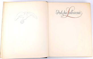 ROMEYKO - POLSKA LOTNICZA wyd. 1937r. egzemplarz specjalny, oryginalne grafiki, aksamit - 4