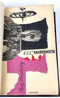 BRADBURY- 451° FAHRENHEITA . wyd. 1, 1960 skóra - 4