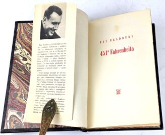 BRADBURY- 451° FAHRENHEITA . wyd. 1, 1960 skóra - 3