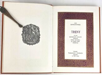 KOCHANOWSKI - TRENY bibliofilskie wydanie - 4
