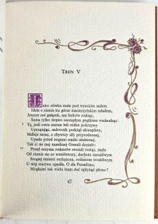 KOCHANOWSKI - TRENY bibliofilskie wydanie - 5