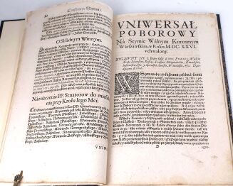 CONSTITUCIE SEYMU WALNEGO KORONNEGO, w Warszawie Roku MDCXXVI - 7