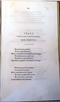 MICKIEWICZ- PIERWODRUKI. MELITELE. Noworocznik wydany przez Antoniego Edwarda Odyńca. - 7