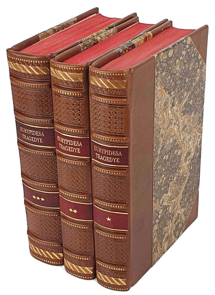 EURYPIDESA TRAGEDYE t.1-3 [komplet w 3 wol.]