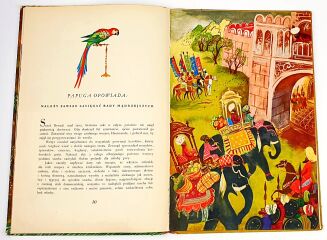KSIĘGA PAPUGI ilustr. Szancer wyd. 1951r. - 4