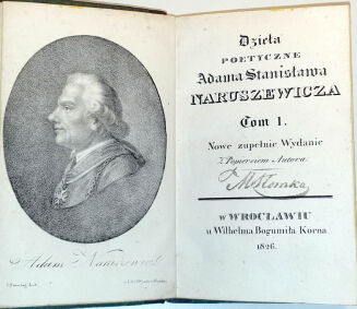 NARUSZEWICZ- DZIEŁA POETYCZNE t. 1-2 [komplet w 2wol.] 1826 - 5