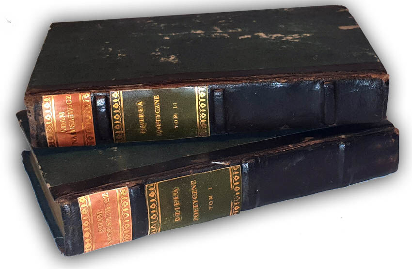 NARUSZEWICZ- DZIEŁA POETYCZNE t. 1-2 [komplet w 2wol.] 1826
