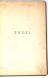 MERUNOWICZ - ŻYDZI. Lwów 1879 - 3