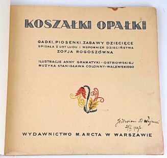 ROGOSZÓWNA - KOSZAŁKI OPAŁKI wyd.1 - 2