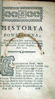 BOSSUET - HISTORYA POWSZECHNA wyd. 1778r.TOM III  półskórek - 3
