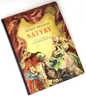 KRASICKI- BAJKI, SATYRY ilustr. SZANCER wyd. 1951-2 - 2