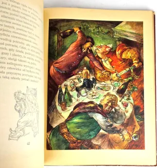 KRASICKI- BAJKI, SATYRY ilustr. SZANCER wyd. 1951-2 - 7