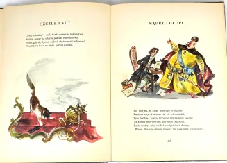 KRASICKI- BAJKI, SATYRY ilustr. SZANCER wyd. 1951-2 - 13