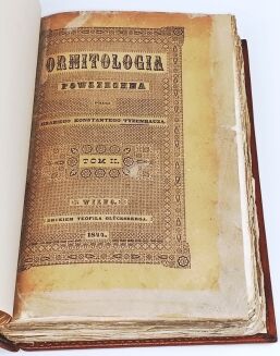 TYZENHAUZ - ORNITOLOGIA POWSZECHNA CZYLI OPISANIE PTAKÓW WSZYSTKICH CZĘŚCI ŚWIATA t.2 Wilno 1844  - 5