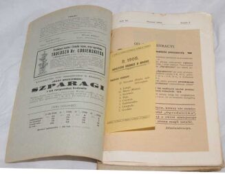 OGRODNICTWO Rocznik 1908r. red. BRZEZIŃSKI ilustracje - 2