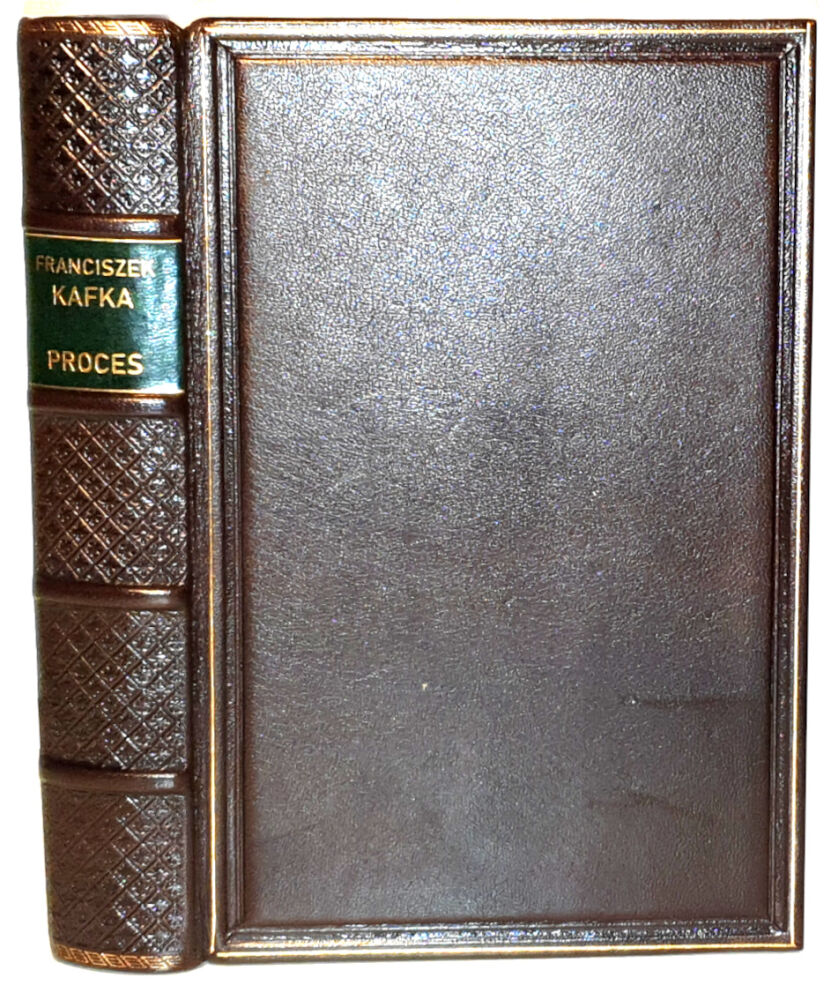 KAFKA Franz - PROCES. DER PROCESS. THE TRIAL. 1st polish edition, translated by Bruno Schulz