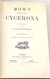 CYCERON- MOWY T. 1-3  Paryż 1870-71 skóra - 7