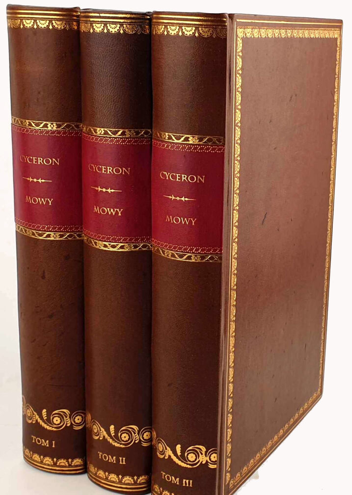 CYCERON- MOWY T. 1-3  Paryż 1870-71 skóra