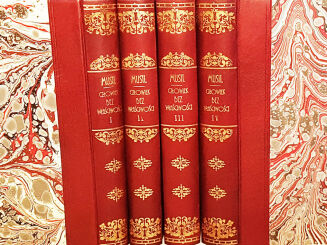 Człowiek bez właściwości - Robert Musil t. I-IV [komplet] wyd. I - 2