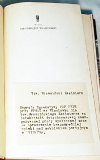 Człowiek bez właściwości - Robert Musil t. I-IV [komplet] wyd. I - 5