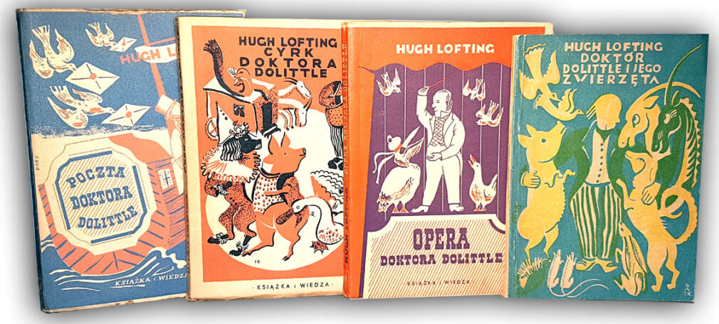 HUGH LOFTING - DOKTOR DOLITTLE 4 części 1948-1950