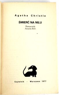 CHRISTIE - ŚMIERĆ NA NILU wyd. I - 3