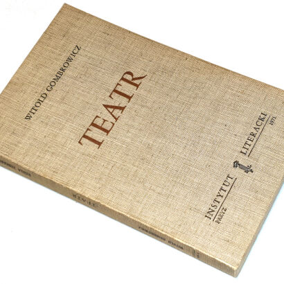 GOMBROWICZ- TEATR wyd. 1971r.