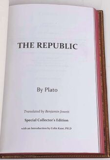Plato - The Republic exclusive leather binding - 8