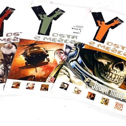 VAUGHAN; GUERRA- Y OSTATNI Z MĘŻCZYZN t.1-3. Pierwsze wydanie