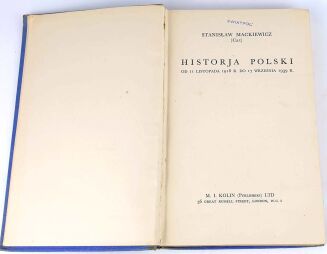 MACKIEWICZ - HISTORIA POLSKI. Londyn 1941 - 2