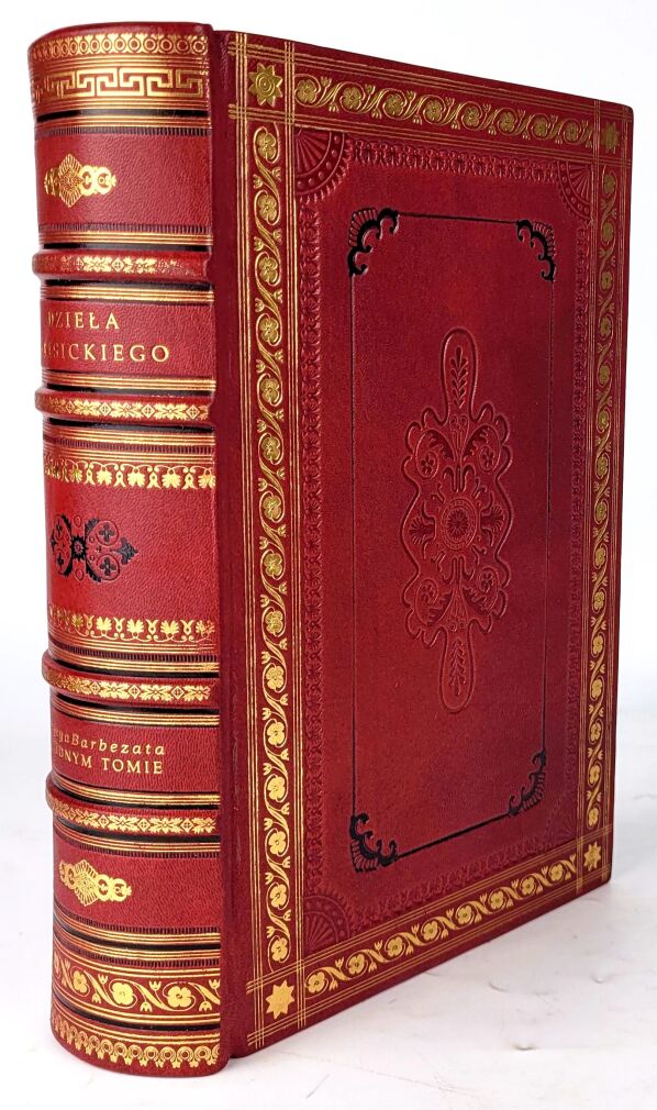 KRASICKI- DZIEŁA 10 tomów wyd. Paryż-Genewa 1830r., luksusowa oprawa skórzana