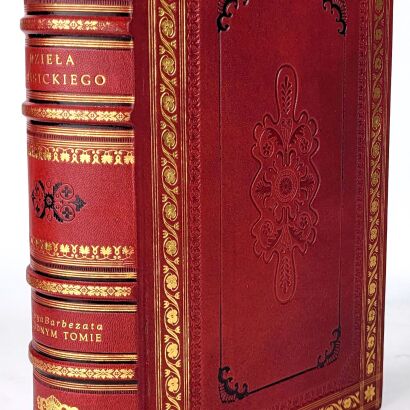 KRASICKI- DZIEŁA 10 tomów wyd. Paryż-Genewa 1830r., luksusowa oprawa skórzana
