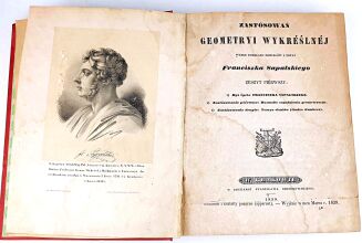 SAPALSKI- GEOMETRYA WYKREŚLNA 1822; ZASTOSOWAŃ GEOMETRYI WYKREŚLNEJ ZESZYT PIERWSZY 1839 TABLICE - 4