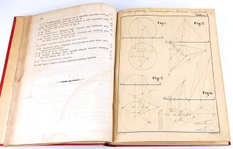 SAPALSKI- GEOMETRYA WYKREŚLNA 1822; ZASTOSOWAŃ GEOMETRYI WYKREŚLNEJ ZESZYT PIERWSZY 1839 TABLICE - 5