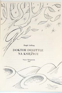 LOFTING - DOKTOR DOLITTLE / THE STORY OF DOCTOR DOLITTLE v.1-5  first polish edition - 2