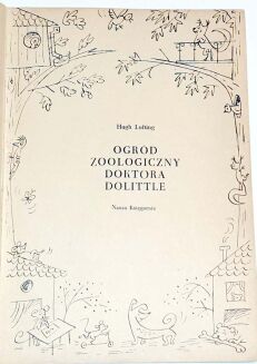 LOFTING - DOKTOR DOLITTLE / THE STORY OF DOCTOR DOLITTLE v.1-5  first polish edition - 5