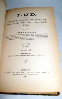 KOLBERG- LUD wyd.1889-90r. KALISKIE, ŁĘCZYCKIE - 5