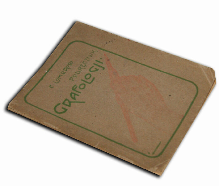 LOMBROSO - PODRĘCZNIK GRAFOLOGJI wyd. 1921