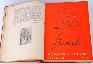 SKAMANDER - 9 issues, 1935. BRUNO SCHULZ, GOMBROWICZ FERDYDURKE - 14