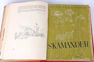 SKAMANDER - 9 issues, 1935. BRUNO SCHULZ, GOMBROWICZ FERDYDURKE - 24
