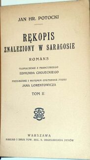 POTOCKI- RĘKOPIS ZNALEZIONY W SARAGOSSIE t. I-III [komplet] wyd. 1917r. - 6