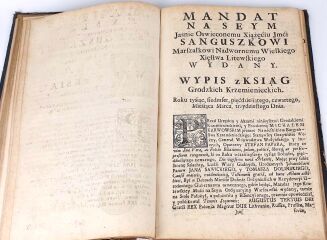 AKTA PUBLICZNE DO INTERESSU ORDYNACYI OSTROGSKIEY NALEZACE 1754 - 24