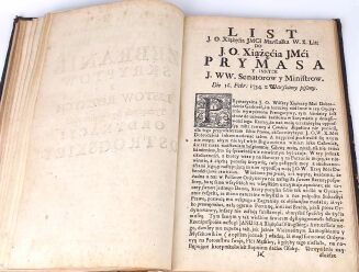 AKTA PUBLICZNE DO INTERESSU ORDYNACYI OSTROGSKIEY NALEZACE 1754 - 30