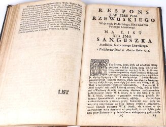 AKTA PUBLICZNE DO INTERESSU ORDYNACYI OSTROGSKIEY NALEZACE 1754 - 35