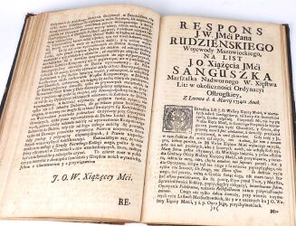 AKTA PUBLICZNE DO INTERESSU ORDYNACYI OSTROGSKIEY NALEZACE 1754 - 36