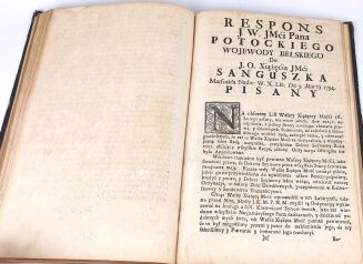 AKTA PUBLICZNE DO INTERESSU ORDYNACYI OSTROGSKIEY NALEZACE 1754 - 37